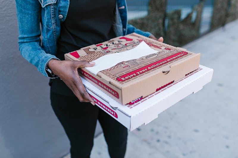 Office lunch pizza catering