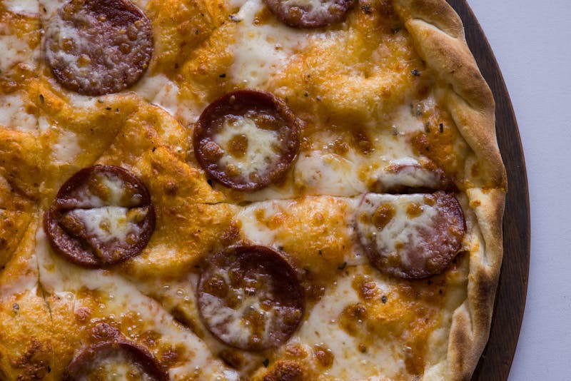 Four Cheese pizza with premium cheese blend